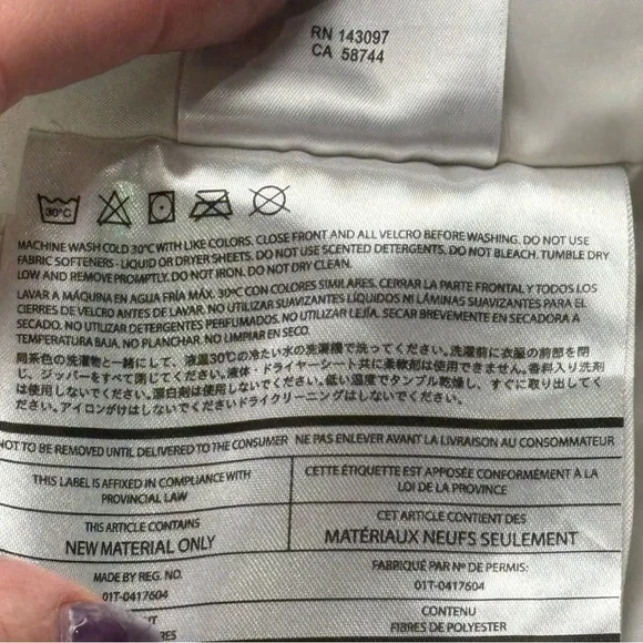 Spyder Jacket Women’s 4 Spring Full Zip Hooded Performance Lined Gorp White Blue - Picture 6 of 16